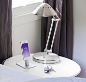 TwelveSouth HiRise - алуминиева повдигаща поставка за iPhone и iPad (сребриста) 6