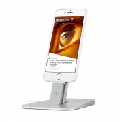 TwelveSouth HiRise - алуминиева повдигаща поставка за iPhone и iPad (сребриста) 11