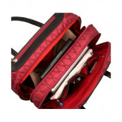 Knomo Scala North/South Trolley - луксозна дамска чанта с дръжки и колелца за MacBook и преносими компютри до 15 ин. (червена) 2