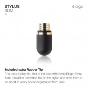 Elago Stylus Pen Slim - алуминиева писалка за iPhone, iPad, iPod и капацитивни дисплеи (кафяв) 2