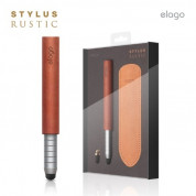 Elago Stylus Pen Rustic - дървена писалка за iPhone, iPad, iPod и капацитивни дисплеи (моаби)