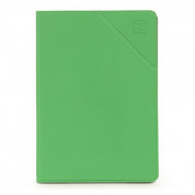 Tucano Angolo Folio Case - кожен калъф и поставка за iPad Air, iPad 5 (2017) (зелен)