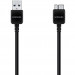 Samsung USB 3.0 DataCable - оригинален кабел за Samsung Galaxy Note 3, Galaxy S5, Samsung Galaxy S5 Neo (150 см.) - черен 3