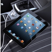 Hama USB Car Charger 5V 2.4A - зарядно за кола за iPad, iPhone, iPod, таблети и смартфони (бял) 2