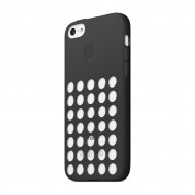 Dot Mesh Case - силиконов калъф за iPhone 5C (черен)
