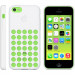 Dot Mesh Case - силиконов калъф за iPhone 5C (бял) 7