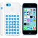 Dot Mesh Case - силиконов калъф за iPhone 5C (бял) 6