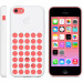 Dot Mesh Case - силиконов калъф за iPhone 5C (бял) 4