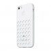 Dot Mesh Case - силиконов калъф за iPhone 5C (бял) 1