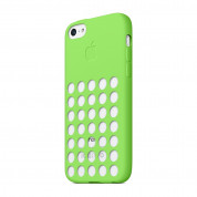 Dot Mesh Case - силиконов калъф за iPhone 5C (зелен)
