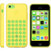 Dot Mesh Case - силиконов калъф за iPhone 5C (жълт) 6