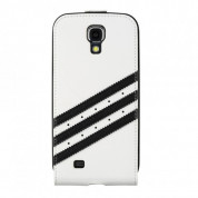 Adidas Flip Case - оригинален кожен калъф за Samsung Galaxy S4 i9500 (бял) 3