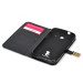 Der-Ailun Diary Case - кожен калъф, тип портфейл за Samsung Galaxy Core i8260 (черен) 4