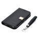 Der-Ailun Diary Case - кожен калъф, тип портфейл за Samsung Galaxy Core i8260 (черен) 5