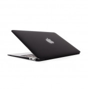 Moshi iGlaze Hard Case - предпазен кейс за MacBook Air 11 (модели от 2010 до 2015 година) (черен)