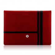 Urbano Leather Envelope Case - кожен калъф (естествена кожа) за MacBook Air 11 и лаптопи до 11 инча (червен) 2