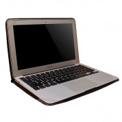Urbano Leather Folder Case - кожен калъф (естествена кожа) за MacBook Air 11 инча (черен) 4