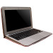 Urbano Leather Folder Case - кожен калъф (естествена кожа) за MacBook Air 11 инча (червен) 5