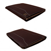 Urbano Leather Folder Case - кожен калъф (естествена кожа) за MacBook Air 11 (тъмнокафяв) 3