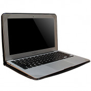 Urbano Leather Folder Case - кожен калъф (естествена кожа) за MacBook Air 11 (тъмнокафяв) 4