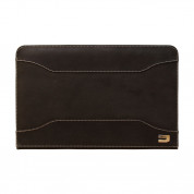 Urbano Leather Folder Case - кожен калъф (естествена кожа) за MacBook Air 13 (сив)