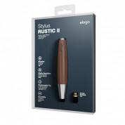 Elago Stylus Pen Rustic II - дървена писалка за iPhone, iPad, iPod и капацитивни дисплеи (лешник) 4