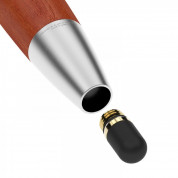 Elago Stylus Pen Rustic II - дървена писалка за iPhone, iPad, iPod и капацитивни дисплеи (моаби) 3