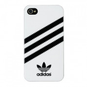Adidas Hard Case - твърд кейс за iPhone 5, iPhone 5S, iPhone SE (бял-черен)