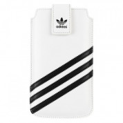 Adidas Universal Sleeve XXL leather case for Samsung Galaxy S4, HTC One, Nokia Lumia 920, Blacberry Z10 (white)
