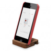 Elago W Stand - дървена поставка за iPhone 5, iPhone 5S, iPhone SE, iPhone 5C, iPad mini, iPad mini 2, iPad mini 3 (лешник) 4
