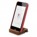 Elago W Stand - дървена поставка за iPhone 5, iPhone 5S, iPhone SE, iPhone 5C, iPad mini, iPad mini 2, iPad mini 3 (лешник) 5