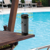 Scosche BoomBOTTLE Weatherproof Bluetooth - безжичен ударо и водоустойчив спийкър и микрофон за мобилни устройства (сив) 4