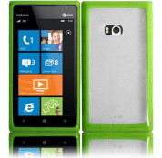 Nokia Bumper CC-1051 - силиконова обвивка (бъмпер) за Nokia Lumia 900 (зелен) 1