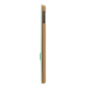 SwitchEasy Pelle Swarovski - луксозен кожен калъф и поставка за iPad Air, iPad 5 (2017) (зелен) 3