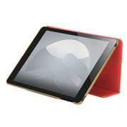 SwitchEasy Pelle Swarovski - луксозен кожен калъф и поставка за iPad Air, iPad 5 (2017) (червен) 4