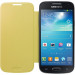 Samsung Flip Cover - оригинален кожен калъф за Samsung Galaxy S4 mini i9190 (bulk) (жълт) 5