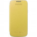 Samsung Flip Cover - оригинален кожен калъф за Samsung Galaxy S4 mini i9190 (bulk) (жълт) 2