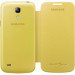 Samsung Flip Cover - оригинален кожен калъф за Samsung Galaxy S4 mini i9190 (bulk) (жълт) 4