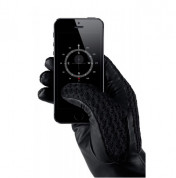 Mujjo Leather Crochet Touchscreen Gloves - луксозни кожени ръкавици за тъч екрани (размер 8) 3