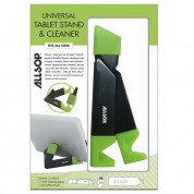 Allsop Universal Tablet Stand & Cleaner - компактна сгъваема поставка и спрей за почистване за iPad и таблети 5