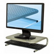 Allsop Metal Art Junior Monitor Stand - алуминиева поставка за MacBook, преносими компютри и монитори (сива) 5