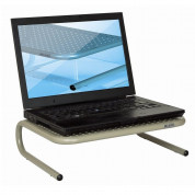 Allsop Metal Art Junior Monitor Stand - алуминиева поставка за MacBook, преносими компютри и монитори (сива) 3