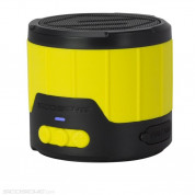 Scosche BoomBOTTLE Mini Weatherproof - безжичен ударо и водоустойчив спийкър за мобилни устройства (жълт)