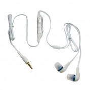 Nokia Headset WH-701 Stereo - слушалки с микрофон и управление на звука за мобилни телефони Nokia (bulk package) (бели)