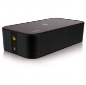 Zens Wireless Charger Bluetooth Speaker 4500mAh - док станция за безжично зареждане, безжичен спийкър и външна батерия на Qi съвместими устройства (черна)