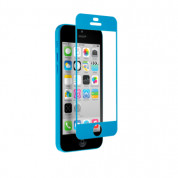QDOS Colour Match - качествено защитно покритие за iPhone 5, iPhone 5S, iPhone SE, iPhone 5C (син)