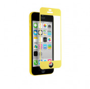 QDOS Colour Match - качествено защитно покритие за iPhone 5, iPhone 5S, iPhone SE, iPhone 5C (жълт)