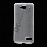 Silicone Case Cover for Alcatel One Touch Idol Mini (transparent white)