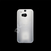 Protective Slim Case - тънък полимерен кейс (0.3 mm) за HTC ONE 2 M8 (прозрачен-мат)