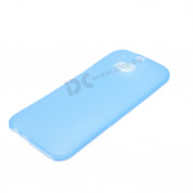 Protective Slim Case - тънък полимерен кейс (0.3 mm) за HTC ONE 2 M8 (син) 2